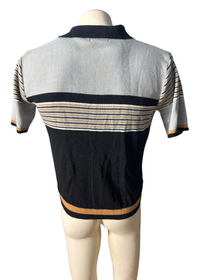 Vintage 70's men's striped sweater M Image