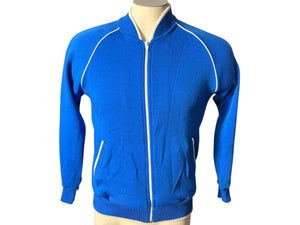 Vintage 70's 80's blue athletic jacket M Jumpin Jax