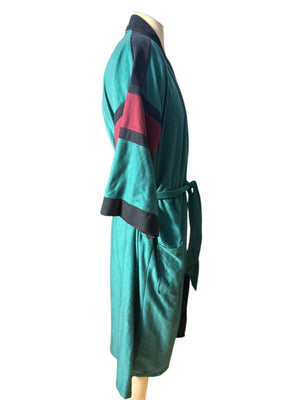 Vintage 70’s men’s Knitsbridge green robe one size