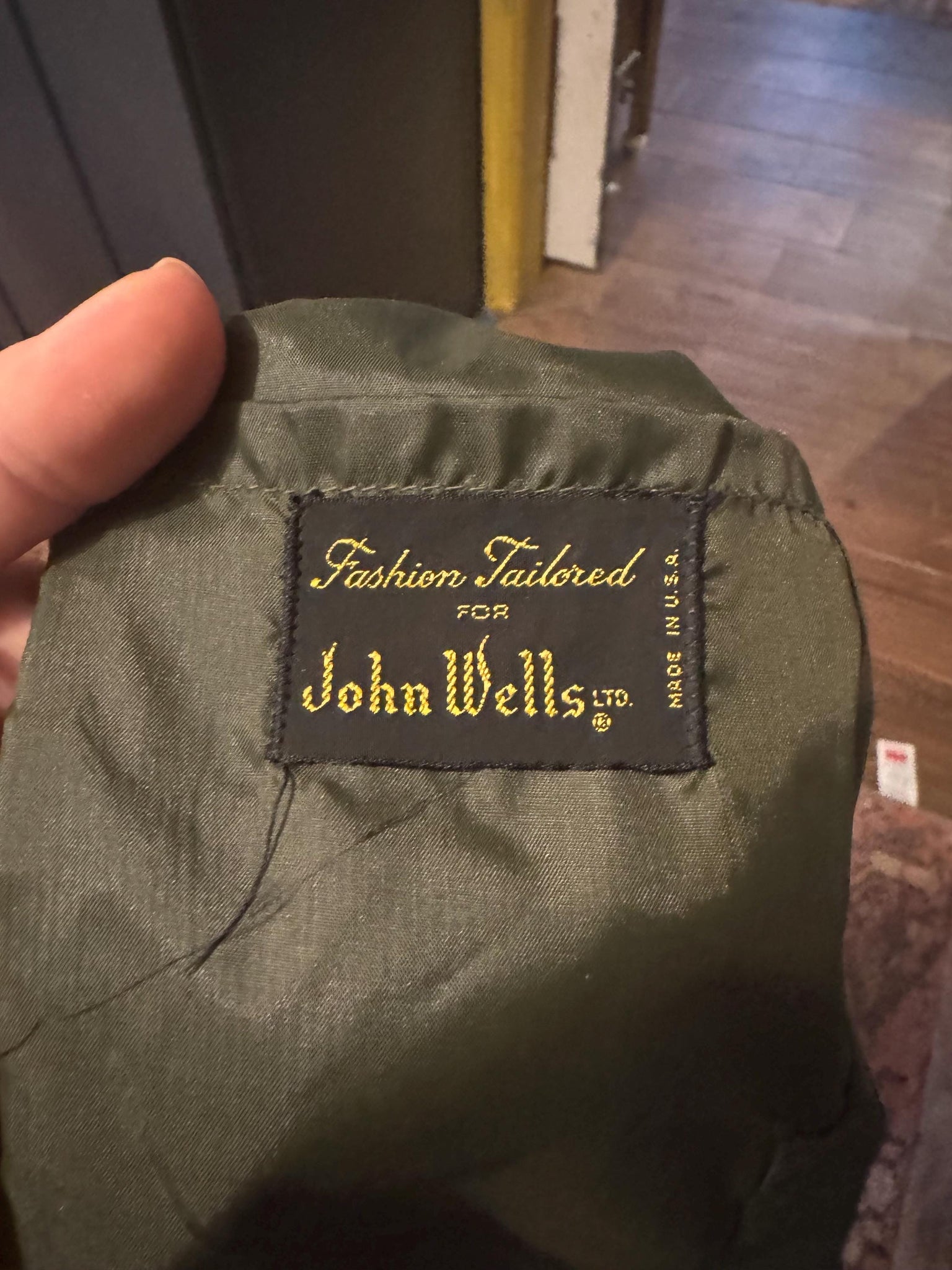 Vintage kids plaid suit jacket John Wells