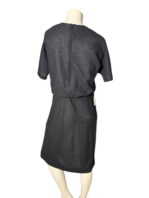 Vintage 80's Leslie Fay dress 10 black & white