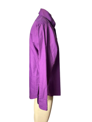 Vintage 70's purple dress shirt 16 33 Marco