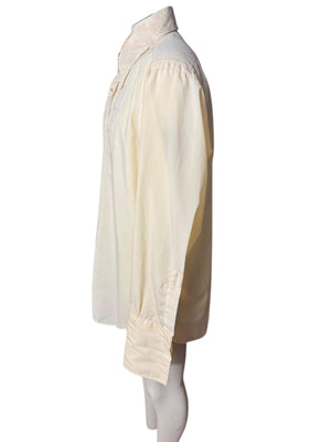Vintage tuxedo shirt Oscar de la Renta 16 1/2 / 34