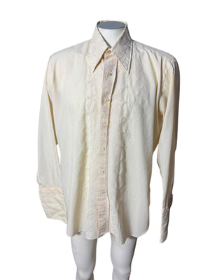 Vintage tuxedo shirt Oscar de la Renta 16 1/2 / 34