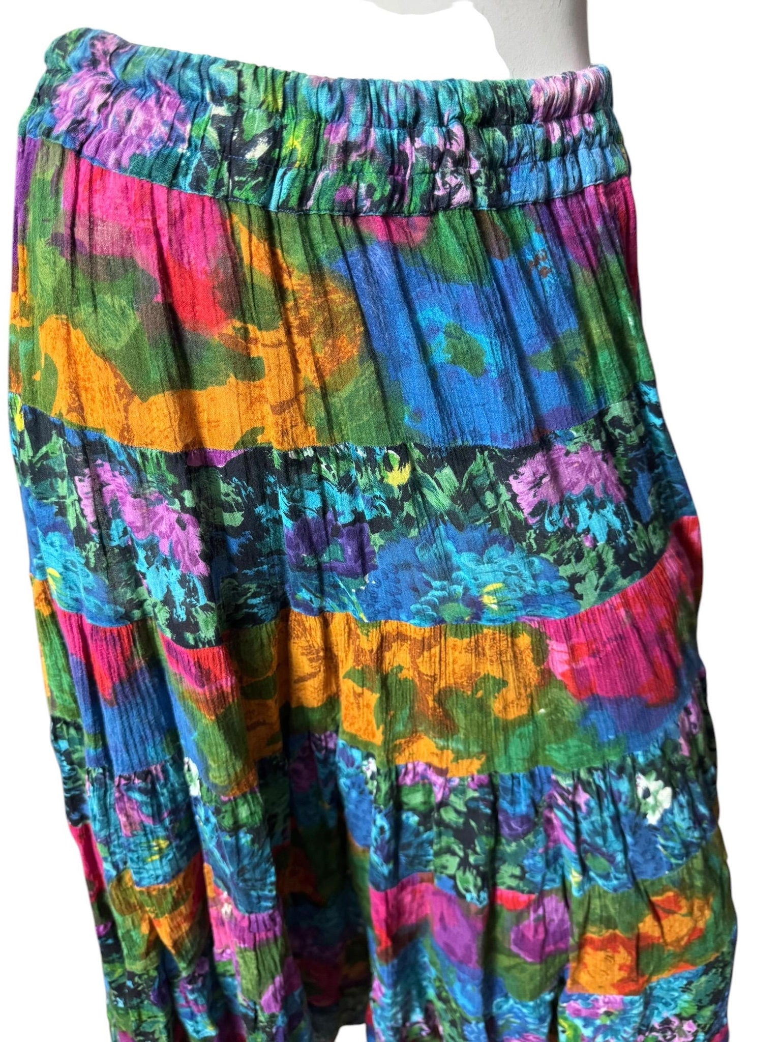 Vintage Bila full circle skirt M cotton India