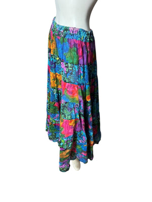 Vintage Bila full circle skirt M cotton India