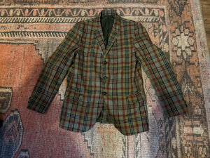 Vintage kids plaid suit jacket John Wells