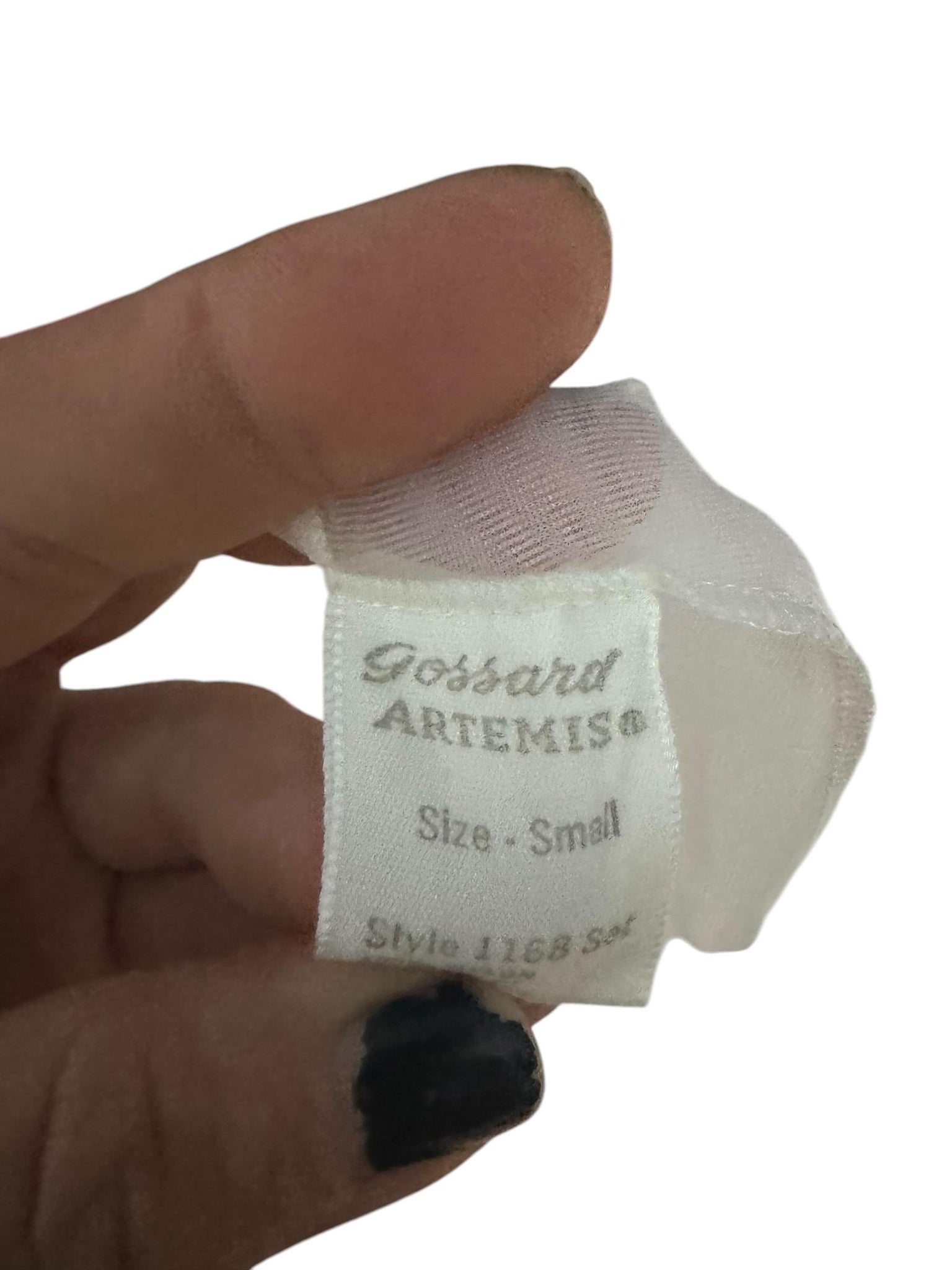 Vintage 60's white nightgown set S Gossard Artemis