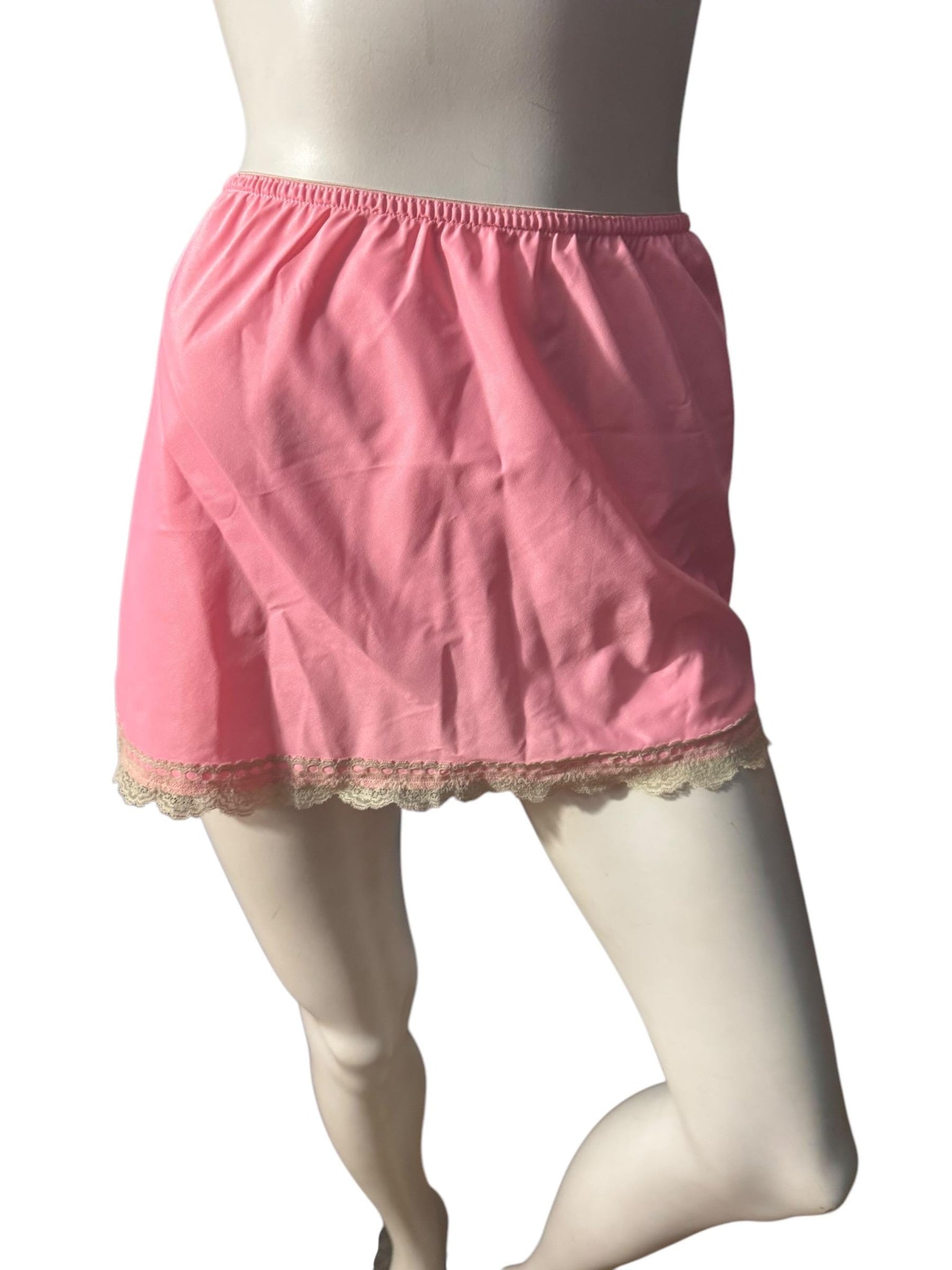Vintage 60's pink mini slip S Vanity Fair