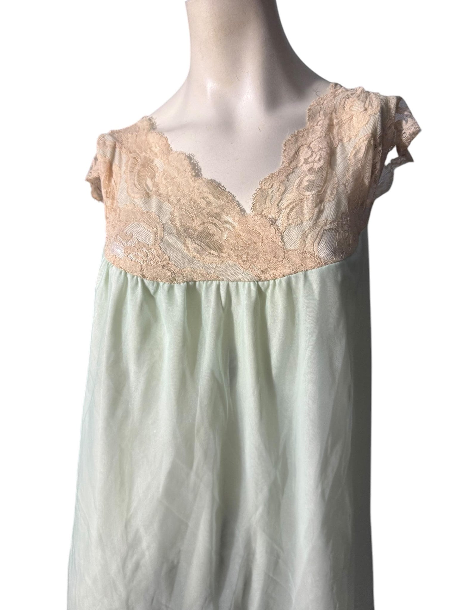 Vintage 60's blue Aristocraft nightgown S