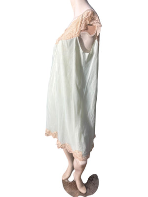 Vintage 60's blue Aristocraft nightgown S