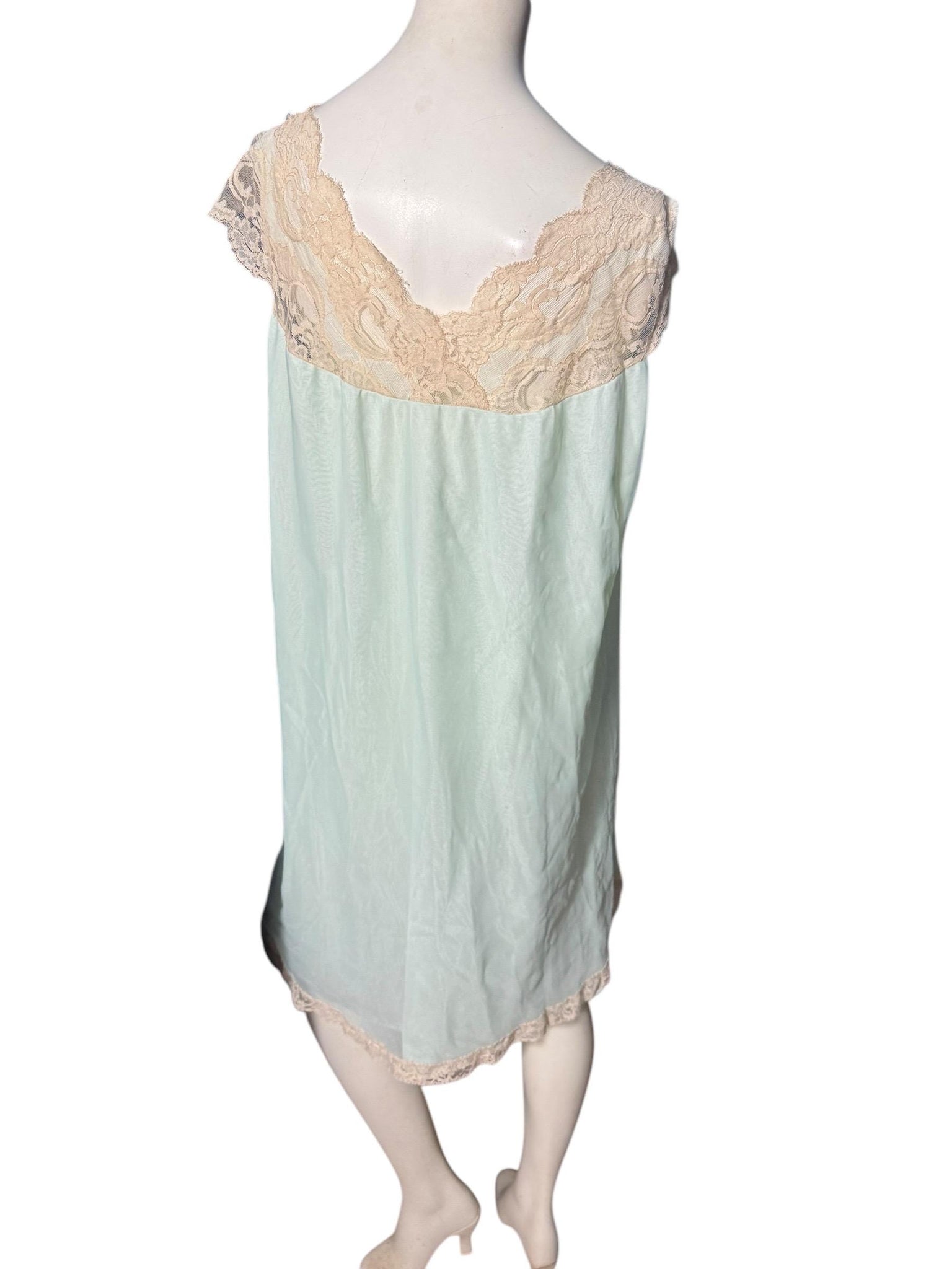 Vintage 60's blue Aristocraft nightgown S
