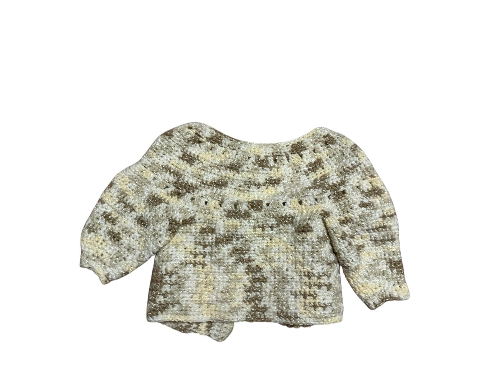 Vintage baby crochet sweater handmade