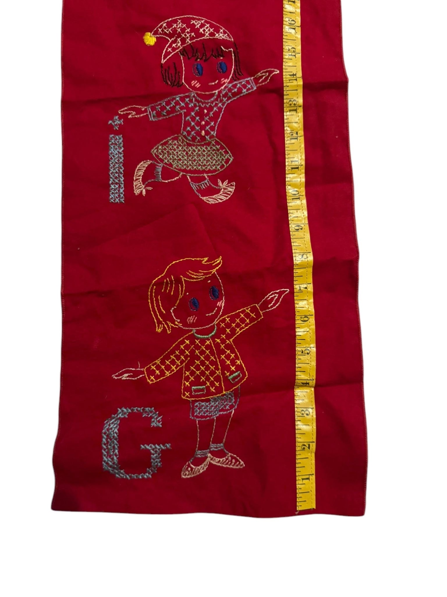 Vintage 70’s kid’s textile wall hanging