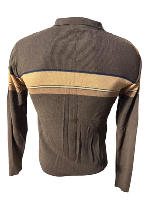 Vintage 70's brown men's Saturdays sweater M