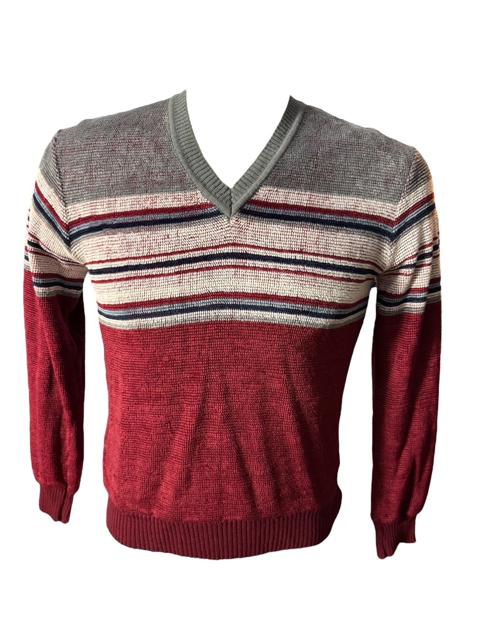 Vintage 70's men's striped terry shirt M Kennington