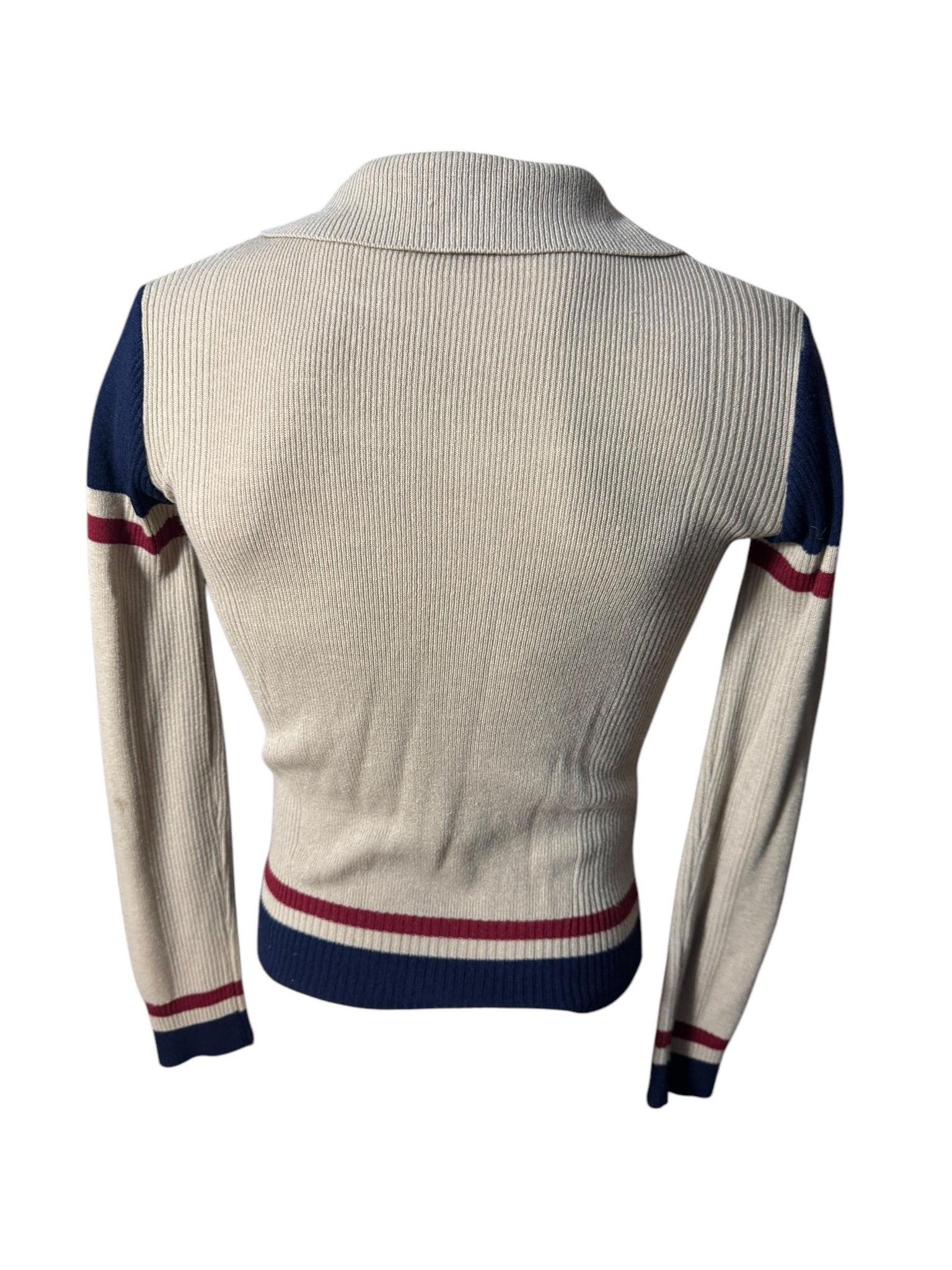 Vintage 70's men's striped sweater S Kennington
