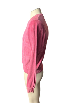 Vintage 70's men's pink terry shirt M Club Hampton
