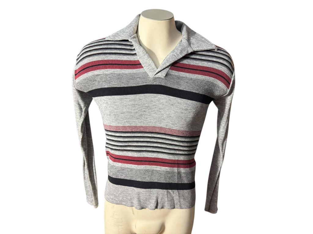 Vintage 70's men's striped sweater M Campus