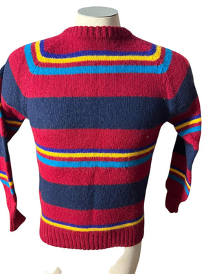 Vintage 70's men's striped sweater M McGregor