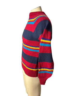Vintage 70's men's striped sweater M McGregor