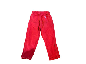 Vintage kids Guess red jeans 6