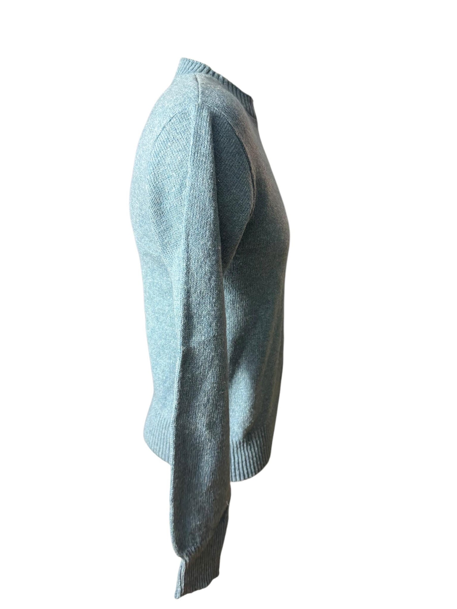 Vintage 70's blue ship sweater M Sears Kings Road