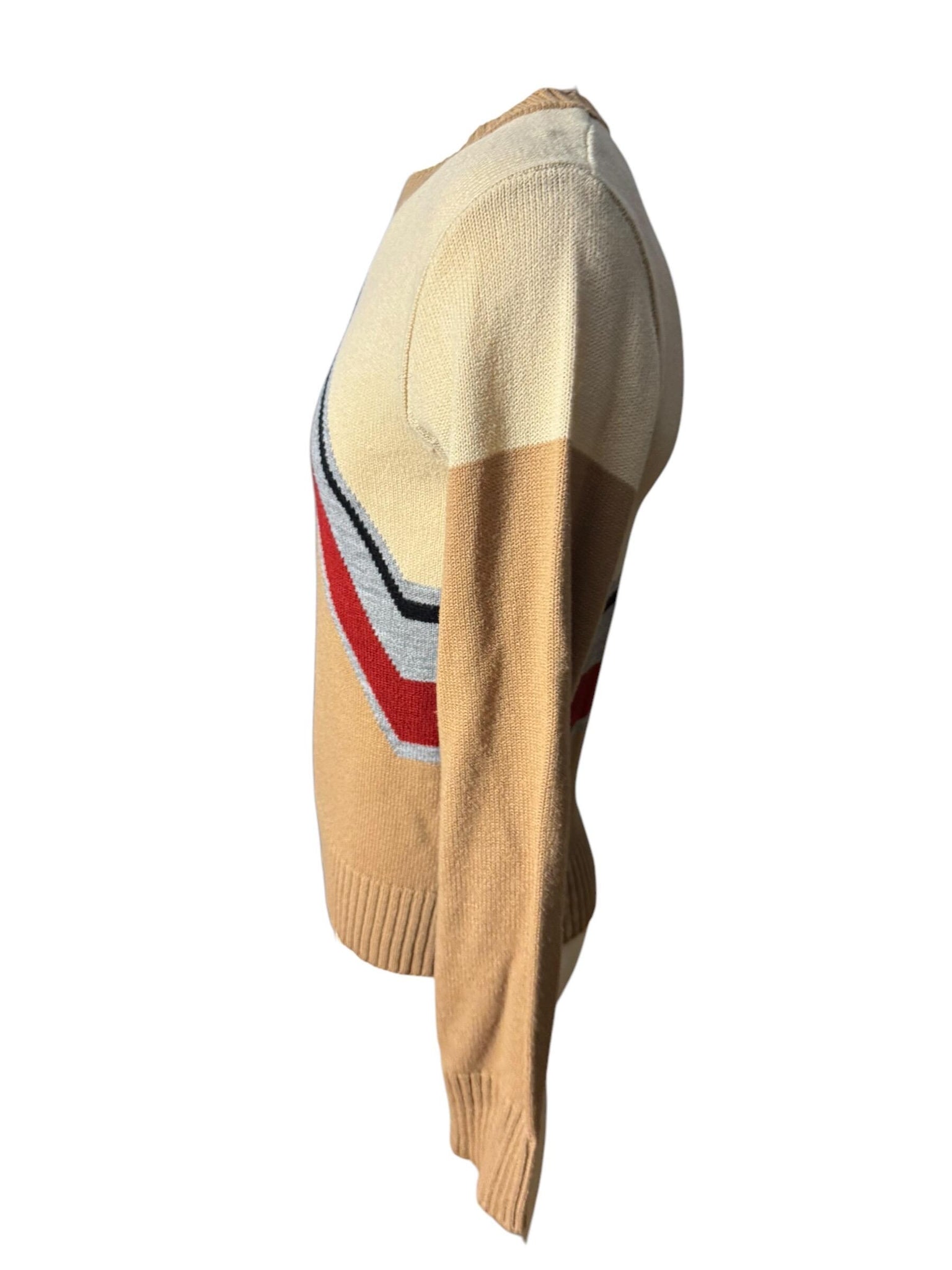 Vintage 70's men's mod sweater M Collegeman