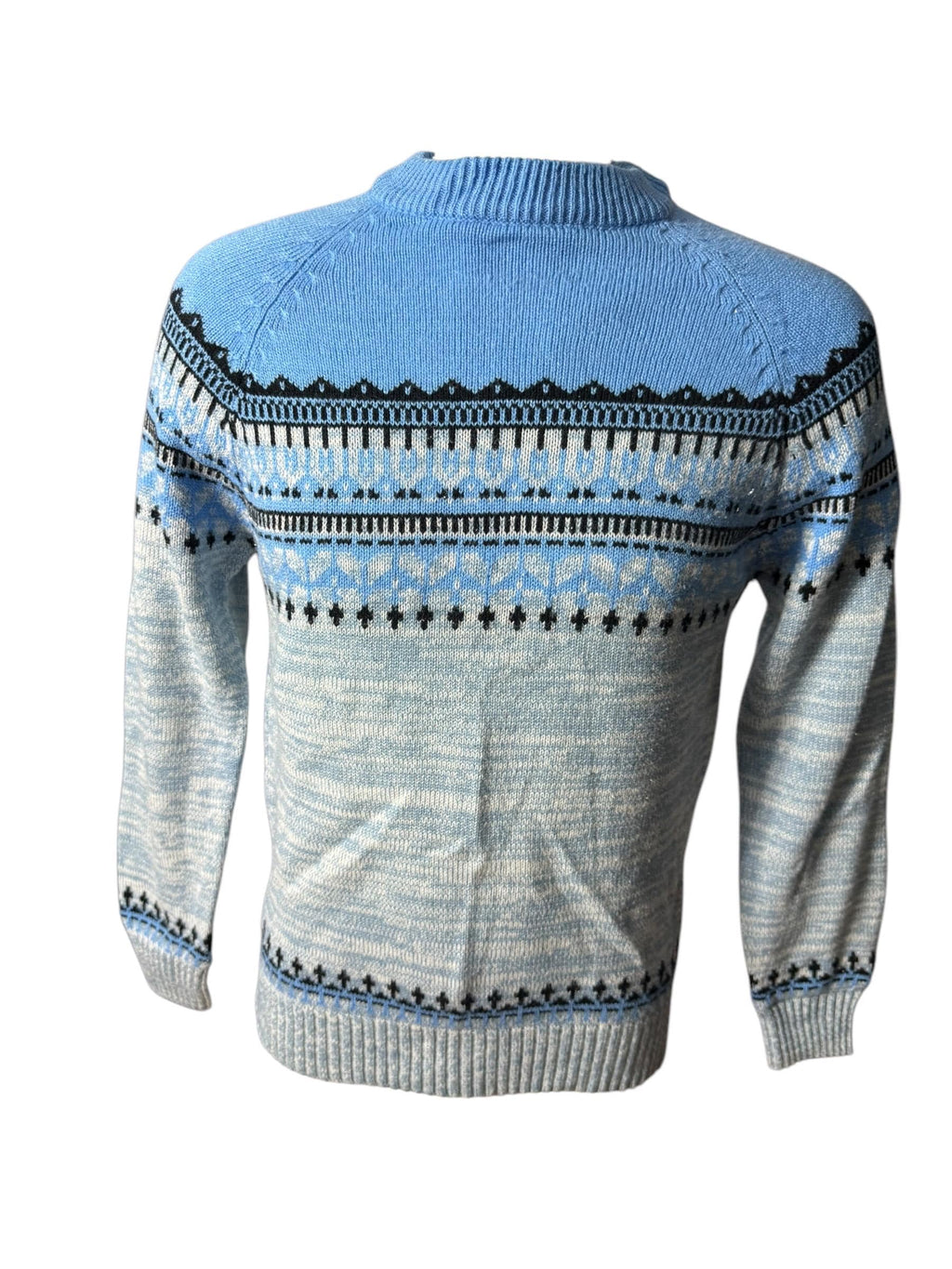 Vintage men's blue striped sweater M