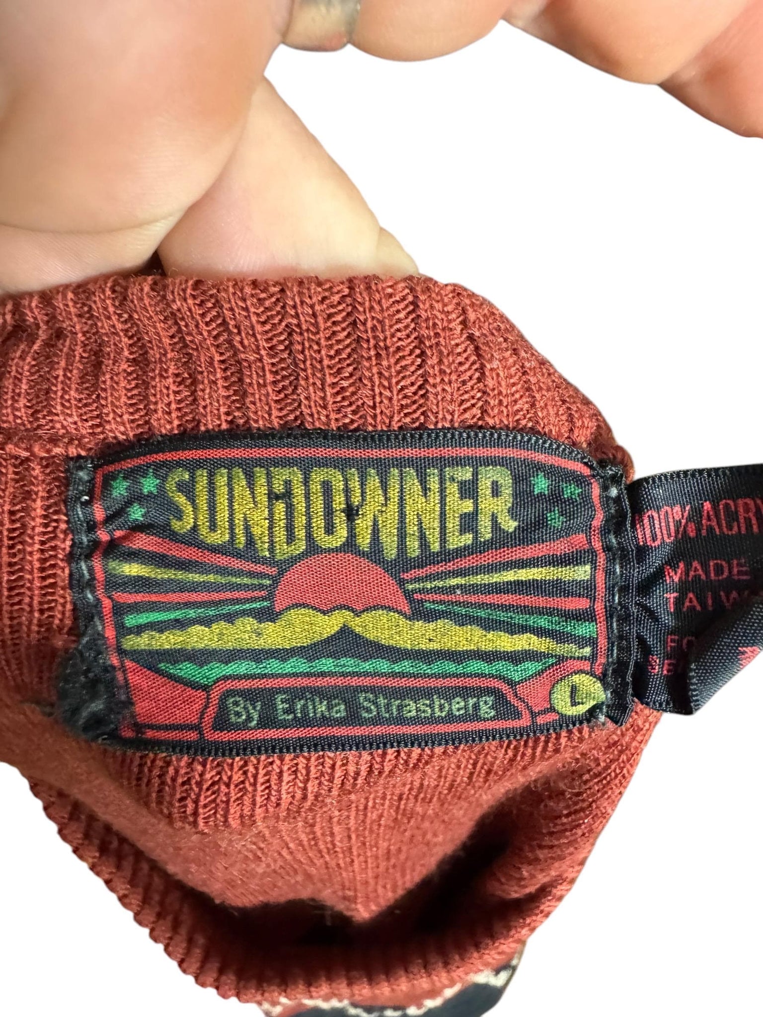 Vintage 70's men's Sundowner sweater L
