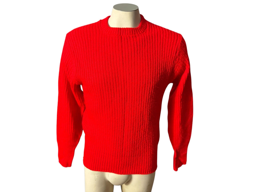 Vintage 60's red men's sweater M Revere