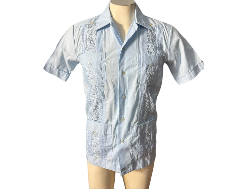 Vintage Guayaberaby Silvano shirt S
