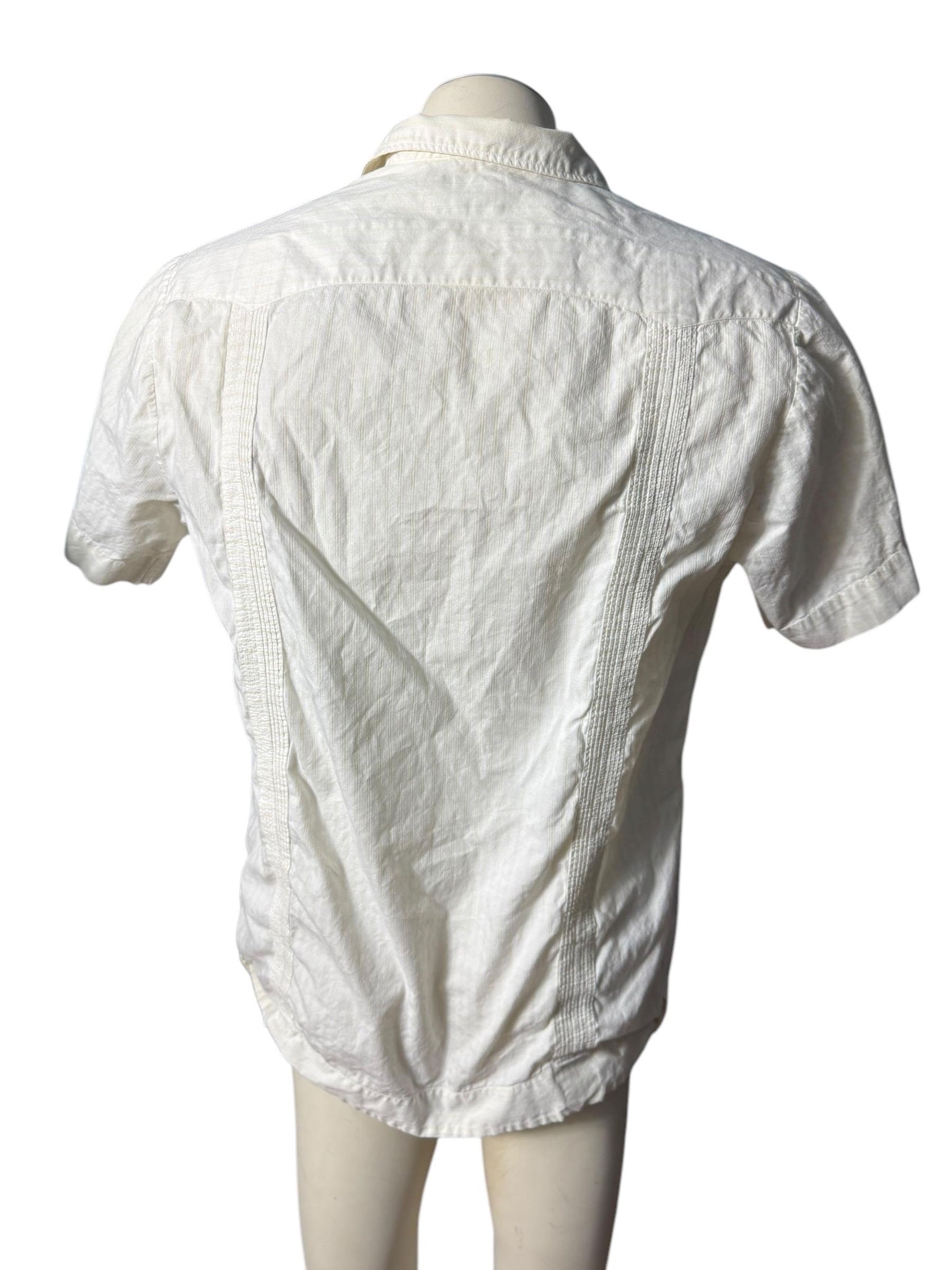 Vintage Tabogana Mexican wedding shirt L