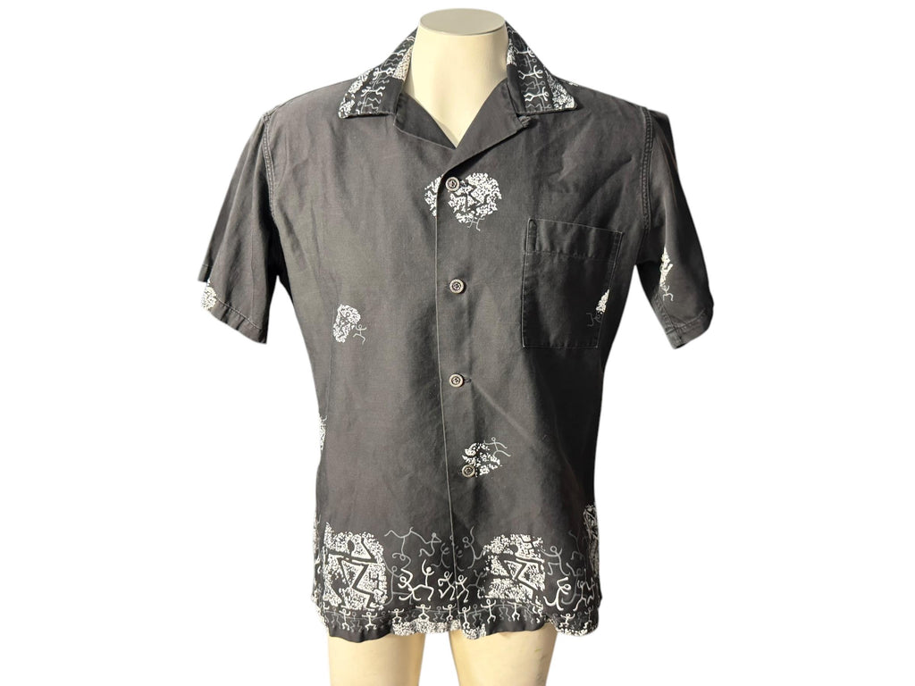 Vintage Hawaiian shirt tiki M Nani of Hawaii