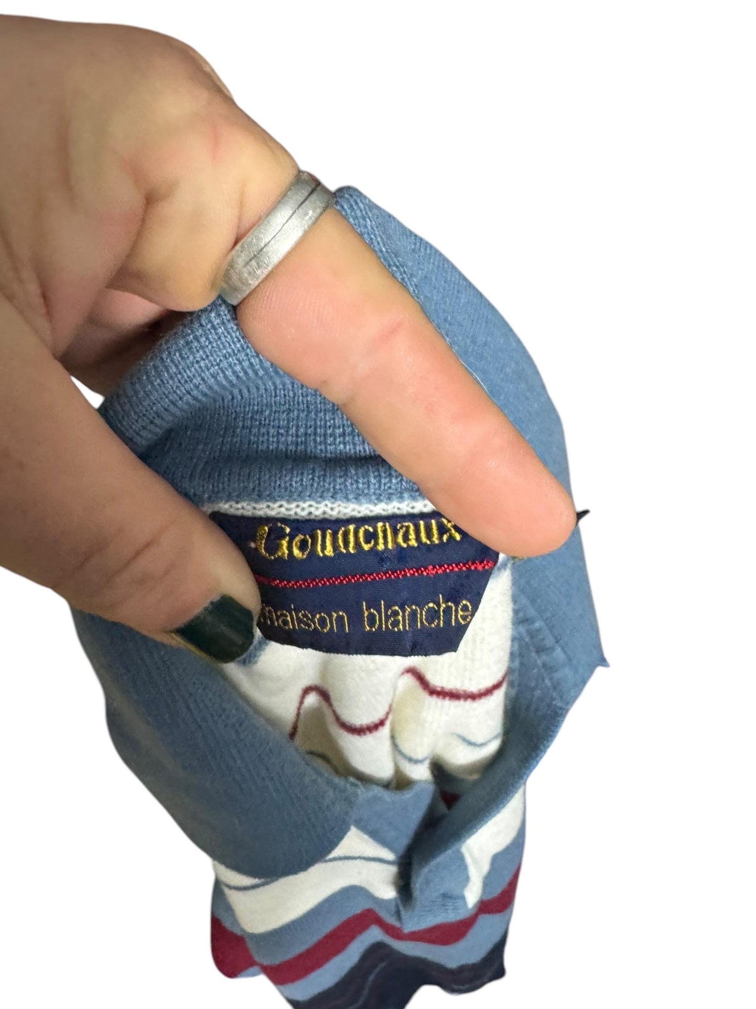 Vintage 70's men's Maison Blanche sweater L