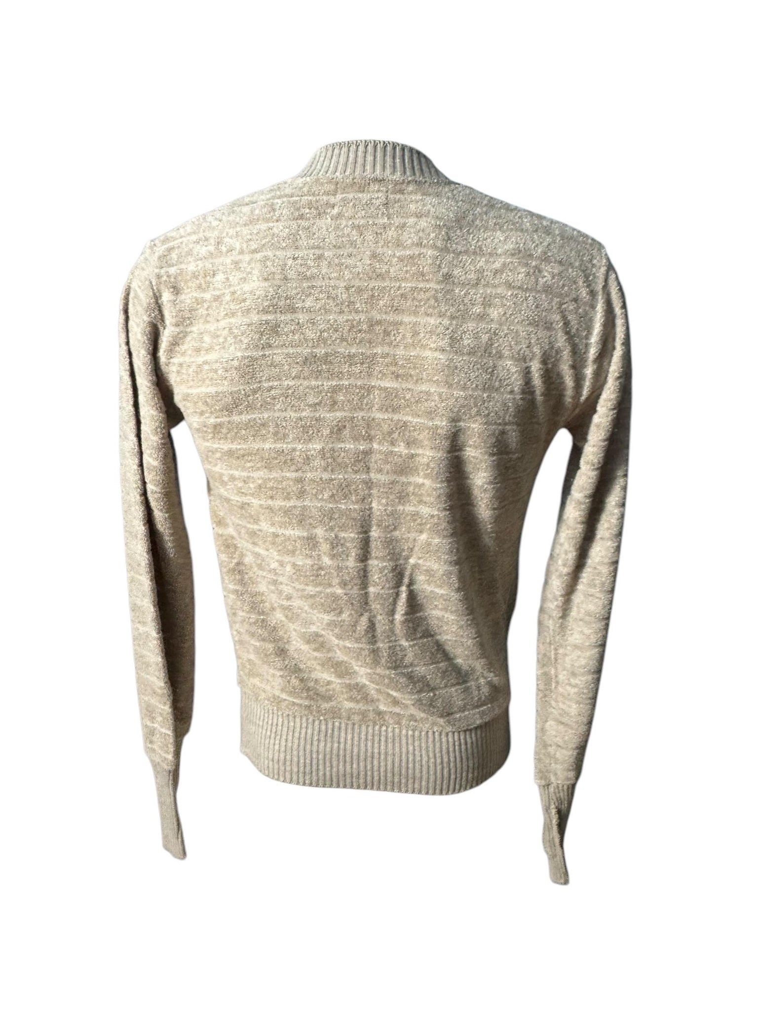 Vintage 70's men's tan terry top M Young Gentry