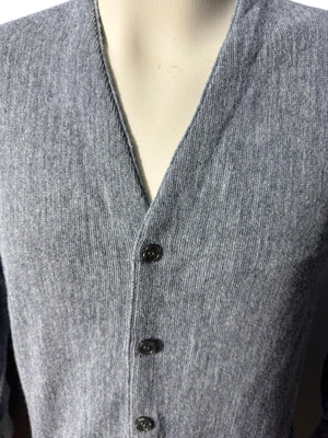 Vintage 70's men's gray cardigan sweater S Steeplechase