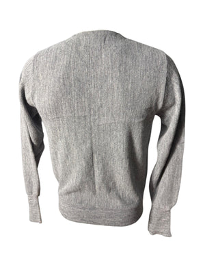 Vintage 70's men's gray cardigan sweater S Steeplechase