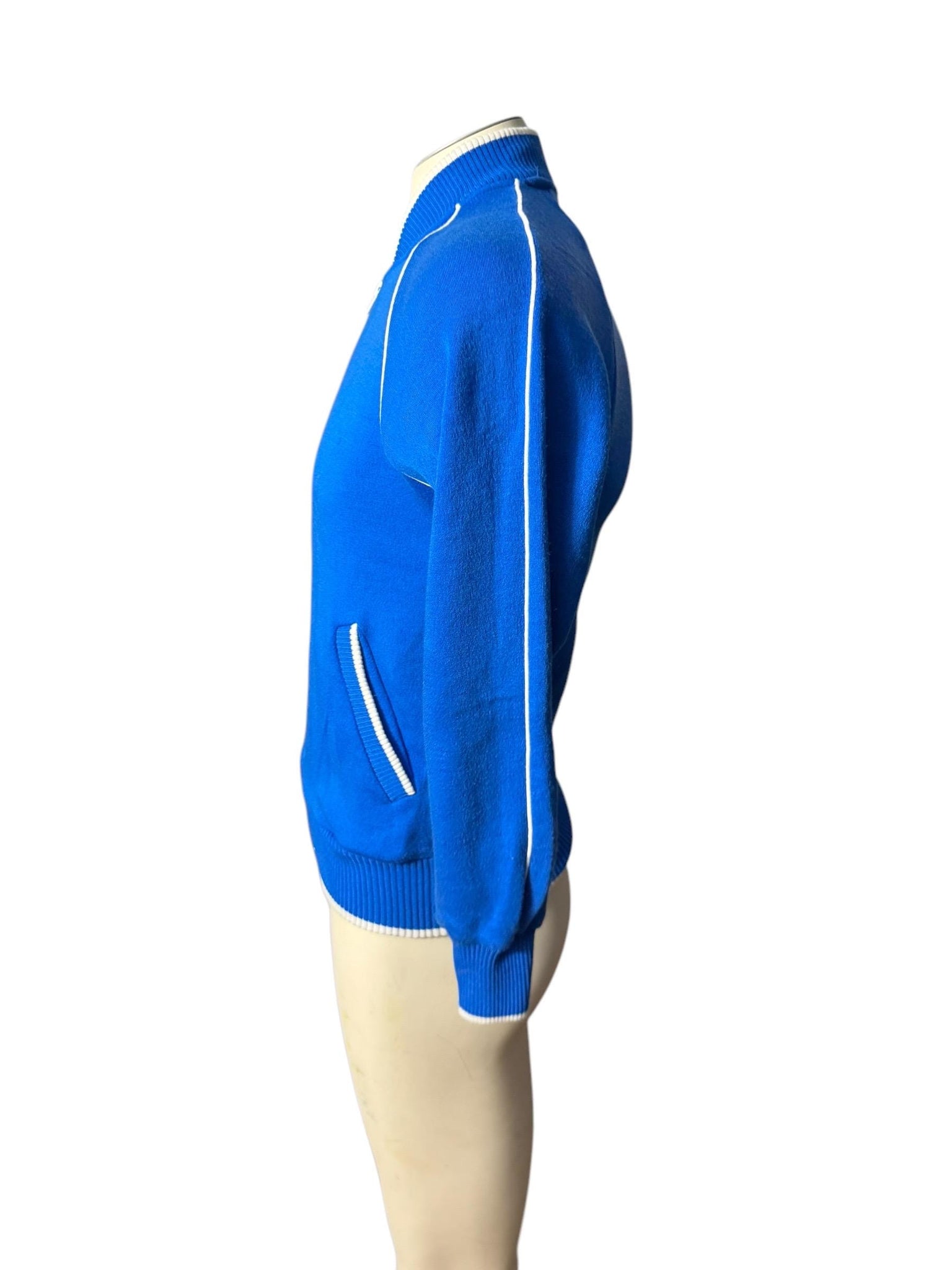 Vintage 70's 80's blue athletic jacket M Jumpin Jax