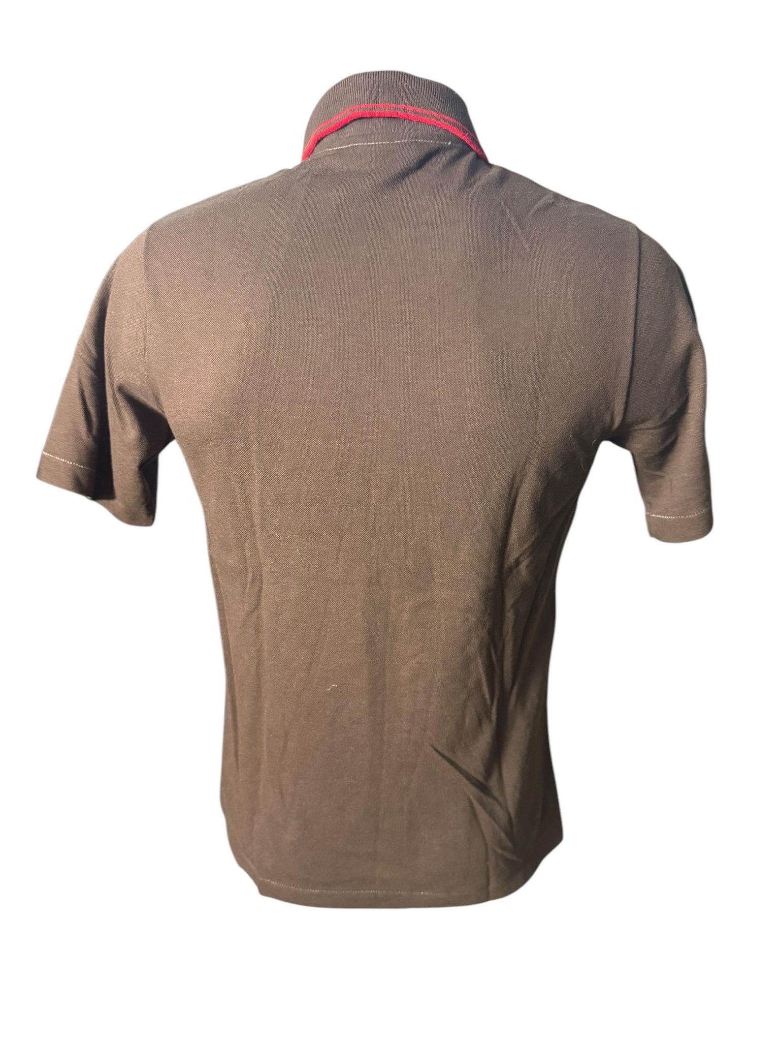 Vintage 70's brown men's polo shirt M Munsingwear