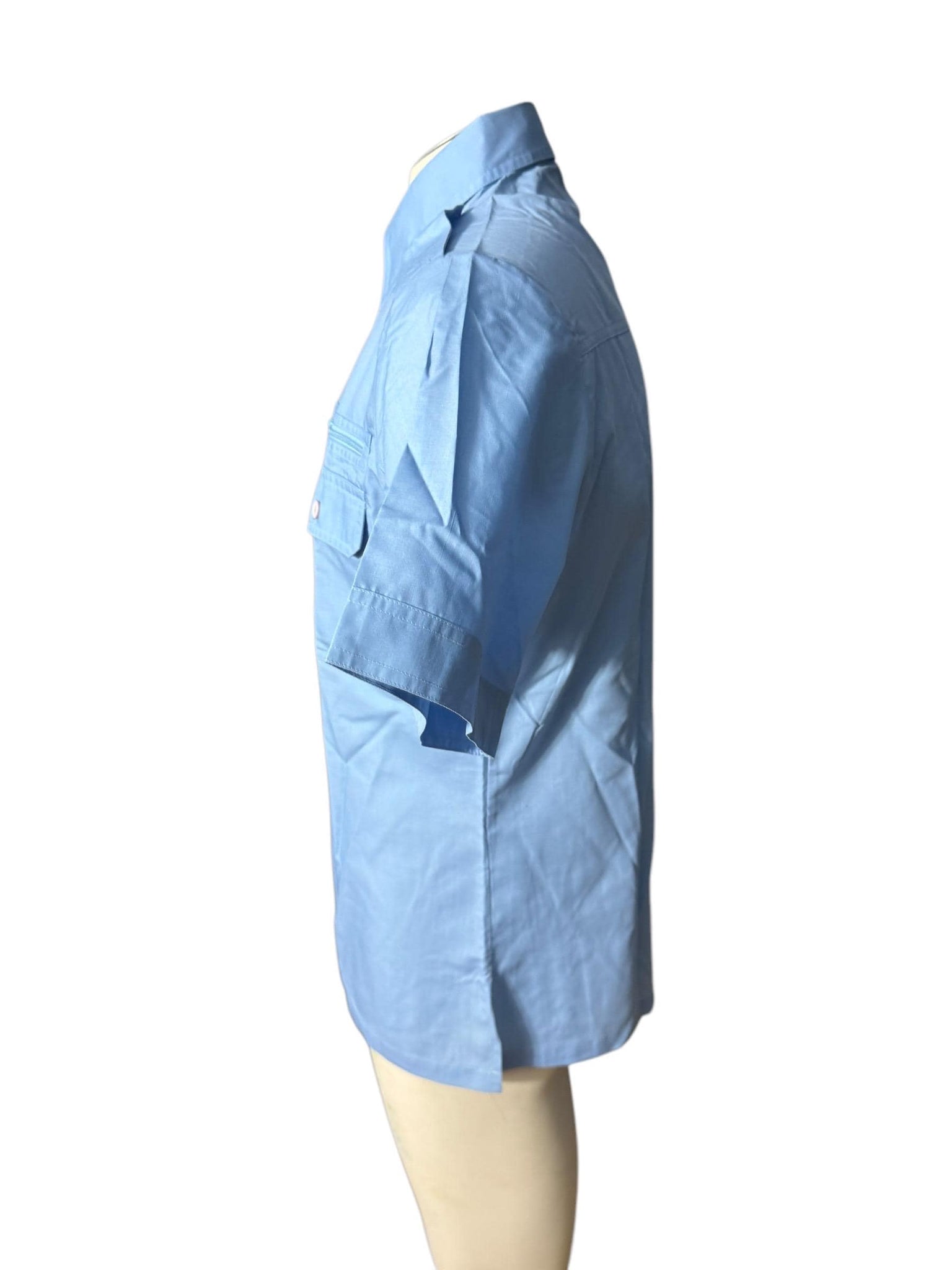 Vintage 70's blue men's shirt M Kennington