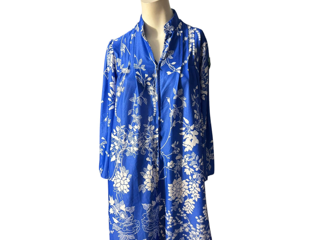Vintage 70's Hawaiian house dress M caftan