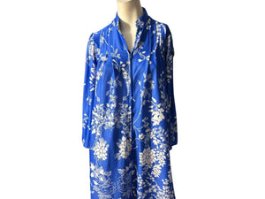 Vintage 70's Hawaiian house dress M caftan