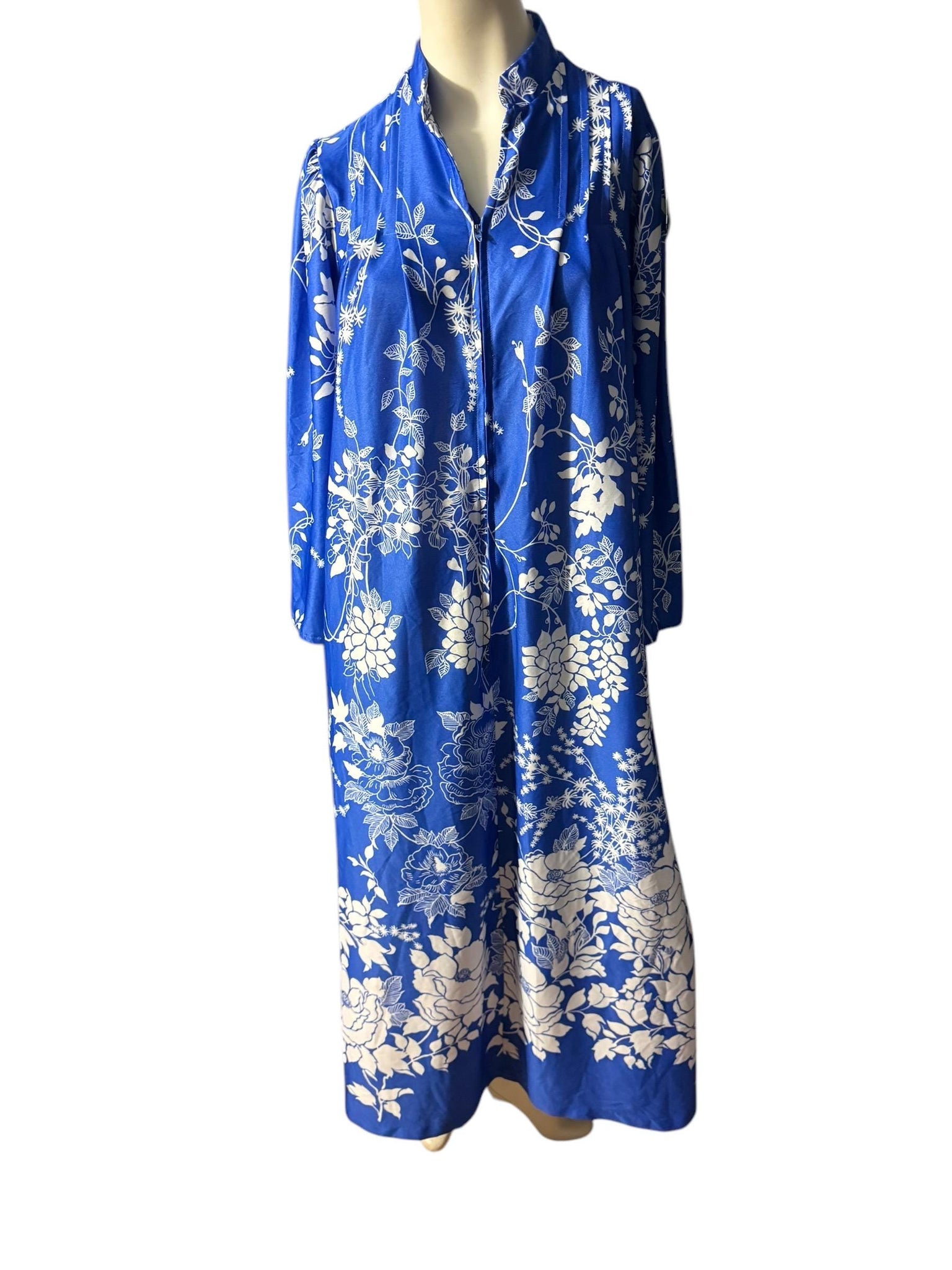 Vintage 70's Hawaiian house dress M caftan