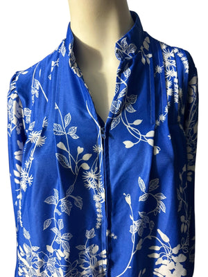 Vintage 70's Hawaiian house dress M caftan