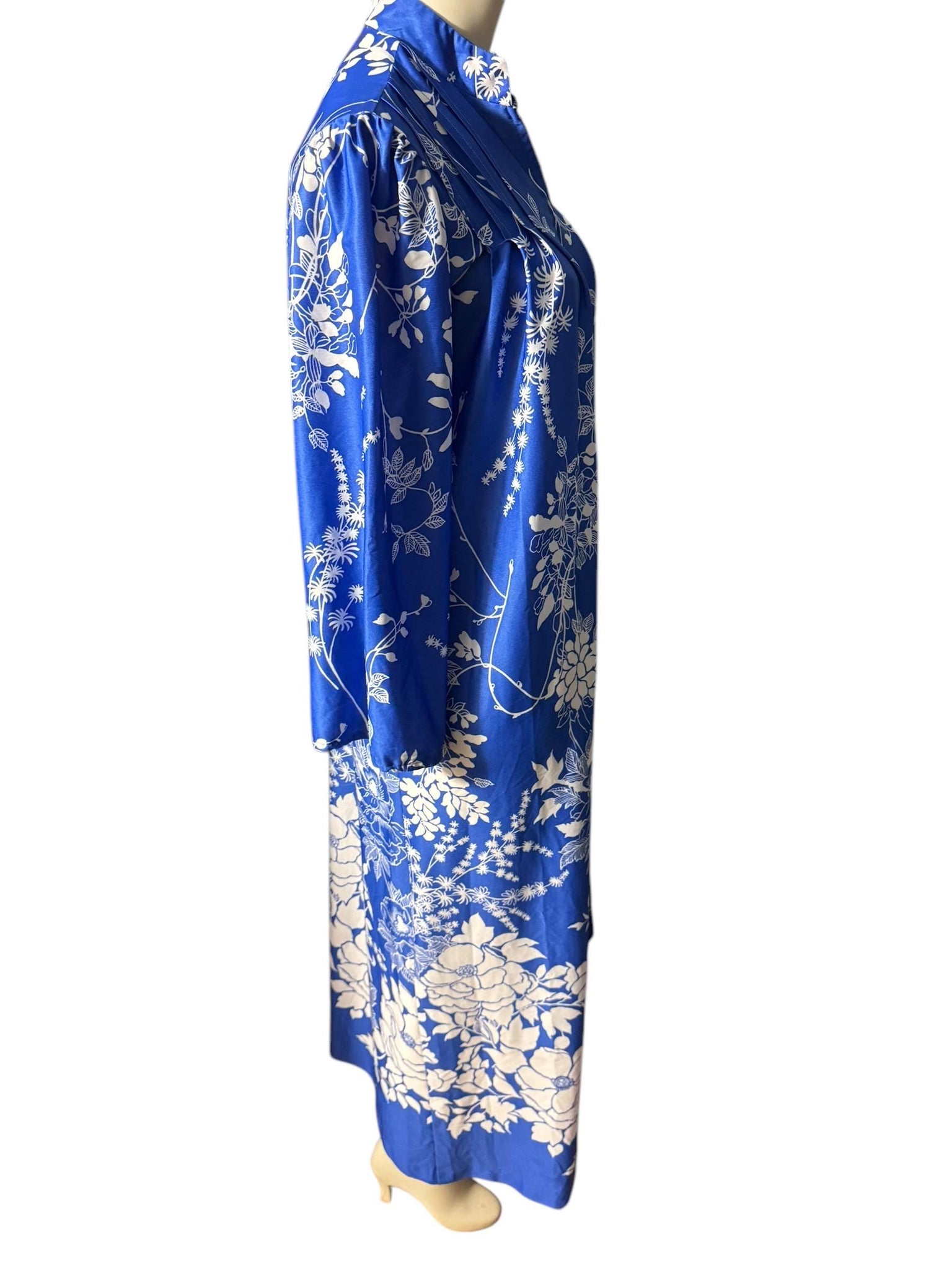 Vintage 70's Hawaiian house dress M caftan