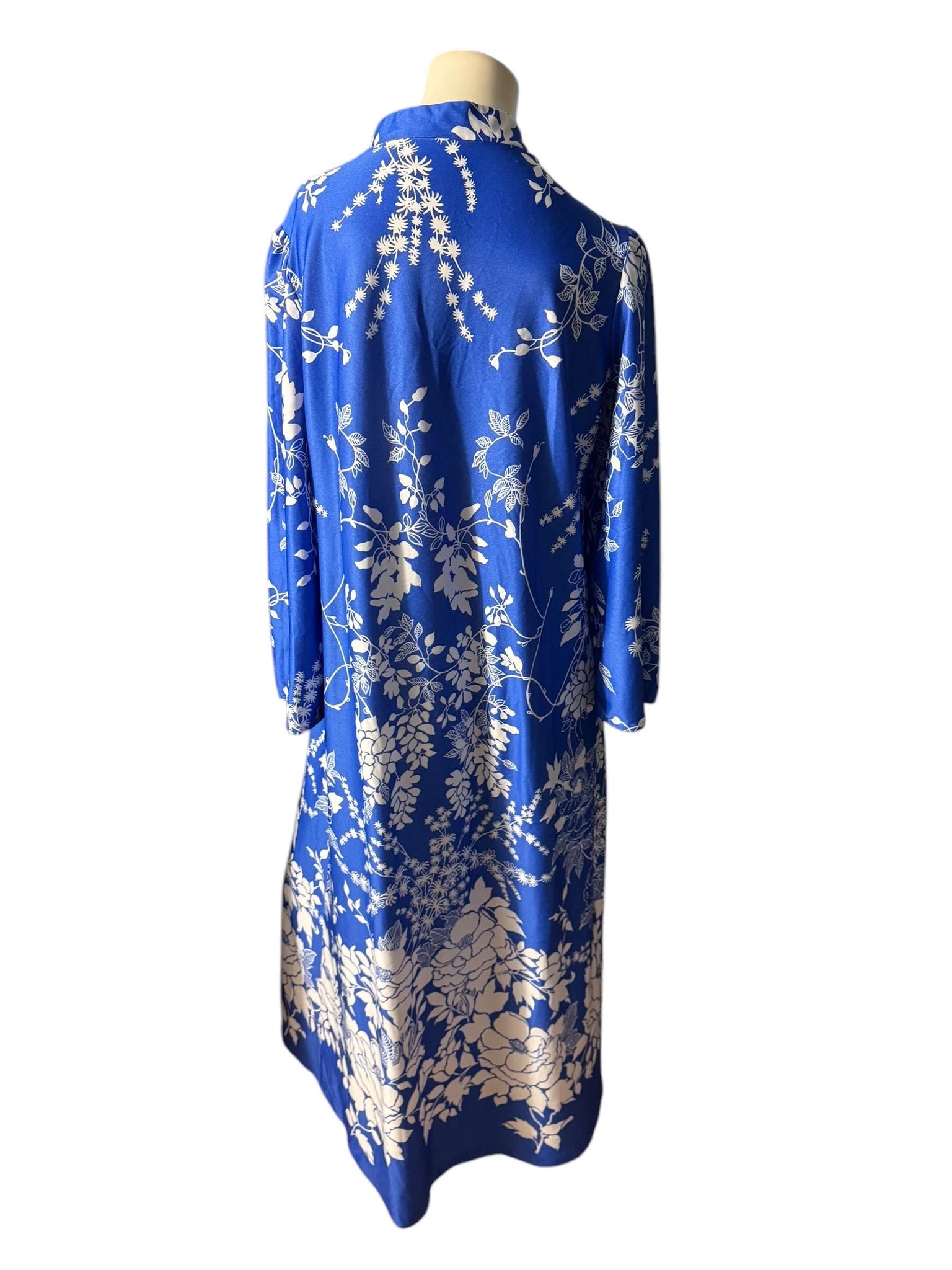 Vintage 70's Hawaiian house dress M caftan