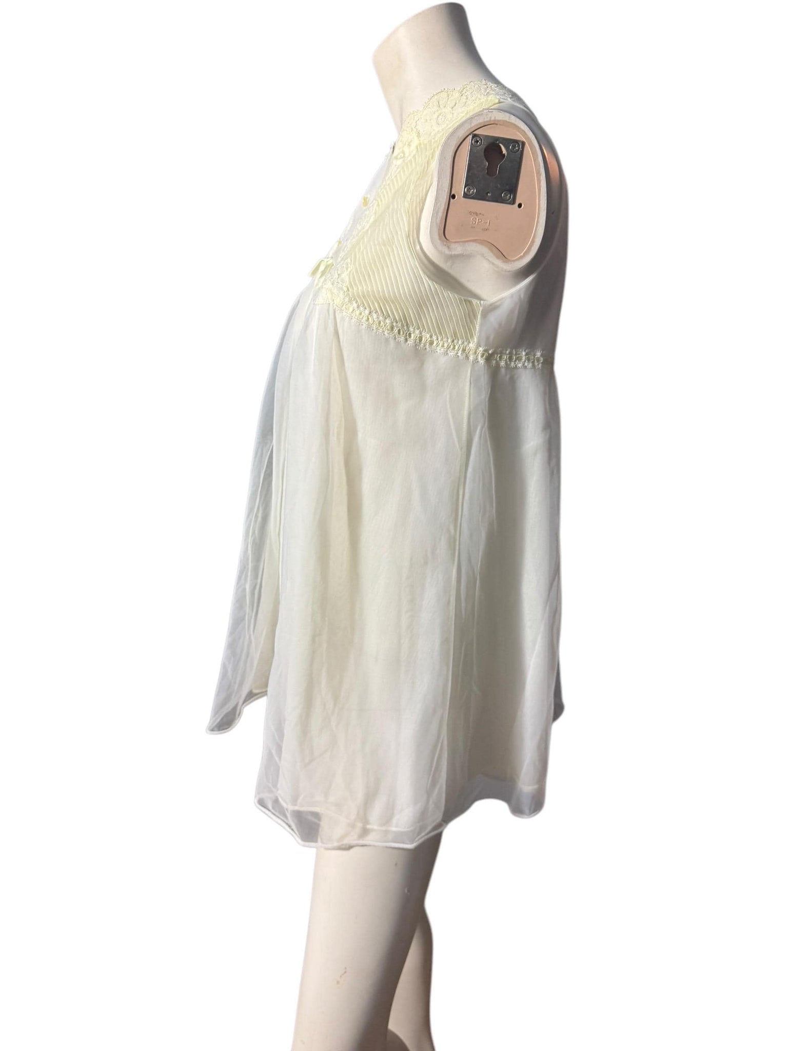 Vintage 60's white nightgown set S Gossard Artemis
