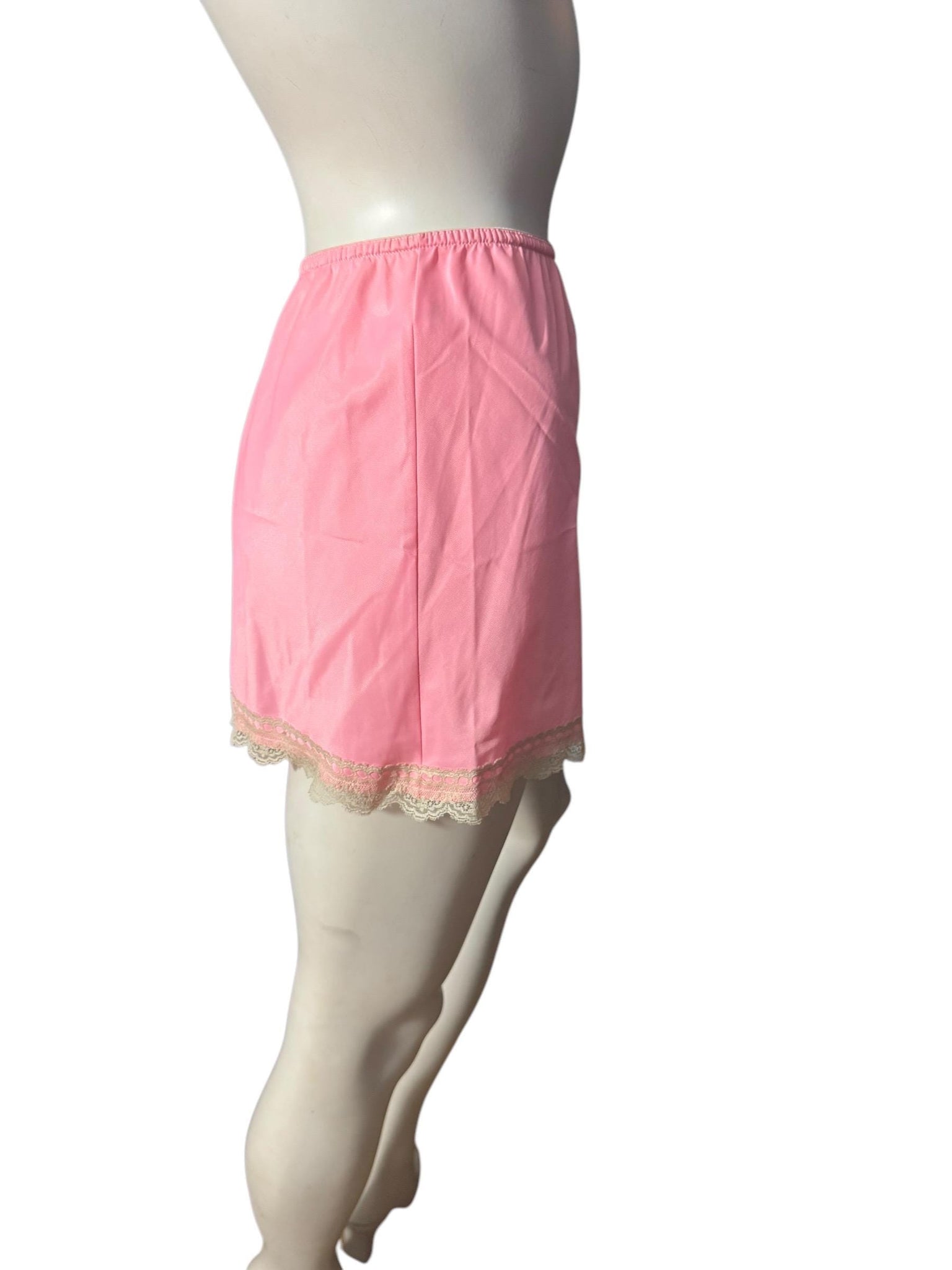 Vintage 60's pink mini slip S Vanity Fair