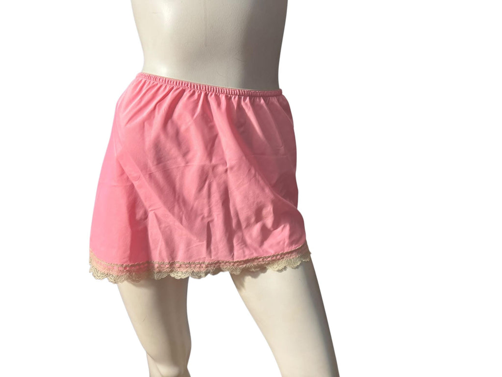 Vintage 60's pink mini slip S Vanity Fair
